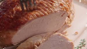 This gives a nice shape by bringing the legs close up against the body, and helps to prevent them drying out. Simon Howie Rolled Turkey Breast Joint Easy Carve Totally Delicious
