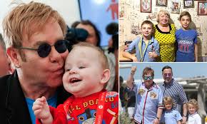 Elton john can kiss the bride again. Why Elton Can T Let Go Of The Son He Had To Leave Behind Daily Mail Online