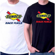 New Tee T Shirt Sunoco Race Fuels Nascar American Petroleum