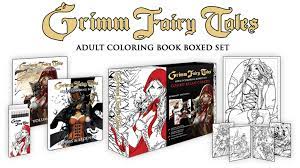 Beautiful fairy tale coloring books. Grimm Fairy Tales Coloring Book Boxed Set By Joe Brusha Kickstarter