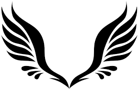 Simple Tribal Angel Wings Clipart Best Flugel Zeichnung Tattoo Schablonen Graffiti Schablonen