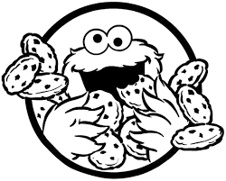 Amongst numerous benefits, it will teach your sugar lover to focus, to develop motor skills, and to help recognize colors. Cartoon Sesame Street Cookie Monster Colouring Pages Printable Free For Preschool Comida Para Dibujar Come Galletas Imagen Come Galletas
