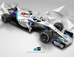 Re Imagined Williams Fw08 Livery Racing Car Design Concept Cars Racing