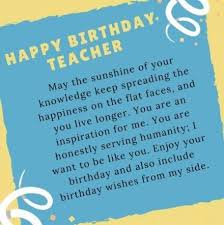 Birthday Wishes For Teachers Daughter New Birthday Wishes Quotes For Teacher 28 Ideas Birthday Cakes Birthday Cakes Birthday Quotes For Teacher Wishes For Teacher Birthday Wishes For Teacher