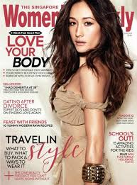 When i know i'll be too busy to prep a meal during the day, i make a veggie . Maggie Q Women S Weekly Magazine June 2018 Cover Photo Singapore