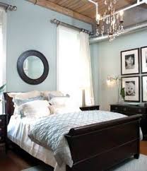 Bedroom Black And Blue The Ceiling Wood Color Is About The Color Of Our Bed And The Dark Bedroom Furniture Dark Wood Bedroom Furniture Wood Bedroom Furniture
