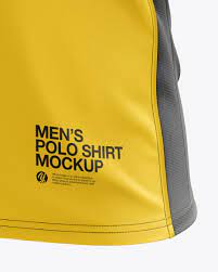 Download Men S Club Polo Shirt Mockup Half Side View In Apparel Mockups On Yellow Images Object Mockups