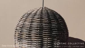 Large rattan pendant light australia. Cane Wicker Hampton Coastal Pendant Light Lighting Collective