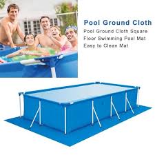 Tapis De Sol Pour Piscine Tapis De Piscine Rectangulaire Pliable Pour Couverture De Piscine Rectangulaire Au Sol 4 45 M X 2 44 M Achat Vente Bache Couverture Tapis De Sol Pour Piscine Cdiscount