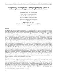 Cawangan audit import & sst. Pdf A Randomized Controlled Trial Of Contingency Management Therapy In Enhancing Treatment Engagement In A Drug Rehabilitation Centre