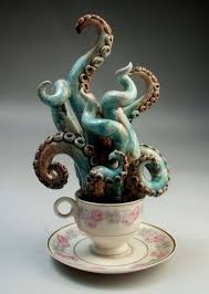 Octopus Sculpture Pottery Sculpture Octopus Art Pottery