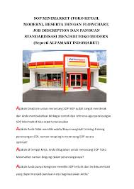 Kegiatan training tetap menyenangkan walau membahas materi formal. Pdf Sop Mini Market Toko Retail Modern Beserta Flowchart Gheby K Academia Edu