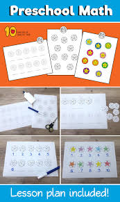 Kindergarten Math Lesson Plan Count And Trace 1 To 10 Kindergarten Math Lesson Plans Math Lesson Plans Preschool Math Lessons