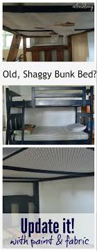 Many bunk beds have a rail on the side of the upper bed. Updated Painted Bunk Beds Refresh Living