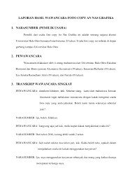 Iqbal fatahillah ( 1520110036 ) Doc Contoh Laporan Hasil Wawancara Yuni Yarti Academia Edu