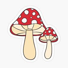 cute mushroom sticker by redouanesolo sticker art print stickers homemade stickers