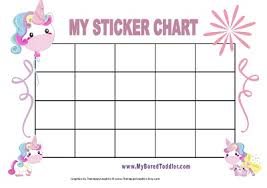 Toddler Sticker Chart Printable Margarethaydon Com