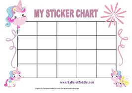 Toddler Sticker Chart Printable Sada Margarethaydon Com