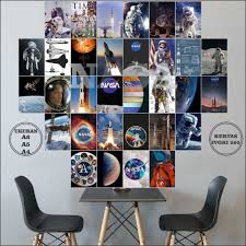 Dekorasi dinding kamar dari bunga tiruan ini sangat mudah dibuat dan terjangkau. Poster Dinding Aesthetic Nasa Isi 32pcs Poster Aesthetic Dinding Kamar Cowok Dekorasi Kamar Shopee Indonesia