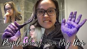 I PUT PURPLE SHAMPOO ON MY DRY HAIR 🙈TIKTOK MADE ME DO IT! DOES IT WORK?