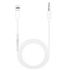 Wholesale Lighting To 3 5mm Male Jack Aux Audio Extension Cable For 7 8 Plus X Xs X Xr Car Speaker Connector Adapter Cord White From China