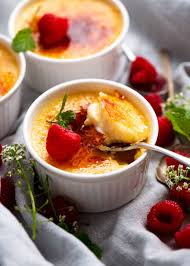 This custard based dessert is topped with a layer of crunchy caramel. Creme Brulee French Vanilla Custard Recipetin Eats