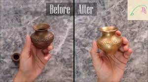 Clean the surface of any dirt and allow to dry if necessary. How To Clean Copper And Brass Utensils At Home Using 4 Different Methods Youtube How To Clean Copper How To Clean Rust How To Clean Brass