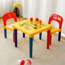 40 Off Letter Plastic Table Chairs Play Set Toddler For Child Kids Activity Table Kids Table And Chairs Kids Furniture Sets