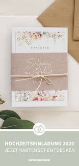 Florales Kartenset Als Hochzeitseinladung Fur Eure Hochzeit 2020 Die Drei Einzelnen Karten Mit Zarten Illu In 2020 Hochzeitseinladung Einladungen Elegante Einladungen