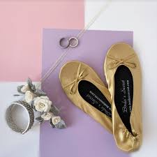 Presentadas en bolsa de organza de regalo. Bailarina Plegable Boda S Secret