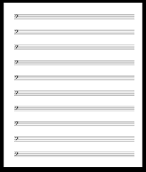 In older notation, particularly for vocal music, f clefs were sometimes centered on the third line (baritone clef) but this usage has essentially become obsolete. 7mm Bass Clef All About Music Theory Com