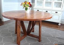 Diy Round Trestle Dining Table Diy Dining Table Trestle Dining Tables Round Dining Table