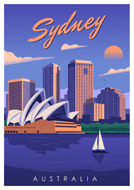 Get inspired by thousands of alternative posters. Sydney Travel Poster Australia Wall Art Vintage Retro Print Retro Travel Poster Posters Australia Travel Posters