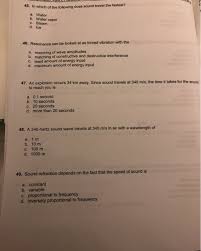 In air the speed of sound is a function of temperature only. 45 In Which Of The Following Does Sound Travel The Chegg Com
