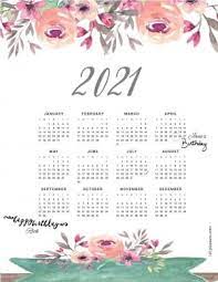 There are many ways that you can adopt while using full year calendar 2021 template in day. Free Printable 2021 Yearly Calendar At A Glance 101 Backgrounds