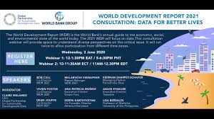 The world bank does not guarantee the accuracy of the data included in this work. Webinar 1 World Development Report 2021 Consultation Data For Better Lives Youtube
