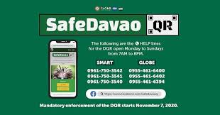 Davao City To Apprehend Those Without Qr Code Sunstar