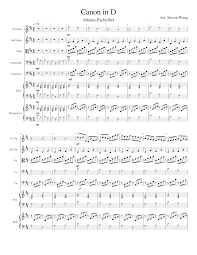 paˈxɛlbəl) (baptized september 1, 1653 ? Pachelbel S Canon In D Arranged For String Orchestra Piano And Harpsichord Sheet Music For Piano Violin Cello Viola Contrabass String Orchestra Download And Print In Pdf Or Midi Free Sheet Music