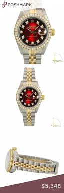 I don't think something so classic can look dated. Rolex Datejust 69173 Red Vignette Diamond Watch Size 26mm Gender Ladies Dial Aftermarket Red Vignette Dial Set W Genuin Diamond Watch Rolex Datejust Rolex