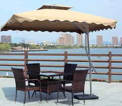 You get to be outdoors, while basking in the shade or being sheltered from the rain — brilliant!. Varossa 3 5m Large Square Cantilever Outdoor Umbrella Beige Tan