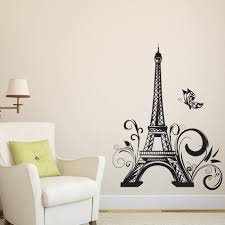 Your living room is one of the most important rooms in your home. Eiffel Tower Paris Modern Colorful Wall Art Removable Vinyl Decals Nordicwallart Com
