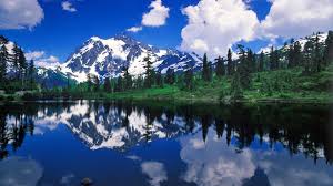 Mountain Reflection In Water Hd Wallpaper 1920x1080 Id 19030 Wallpapervortex Com