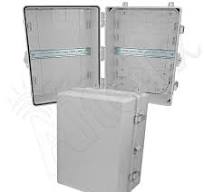Altelix 17x14x9 Polycarbonate + ABS NEMA 4X DIN Rail Enclosure