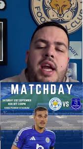 Leicester City vs Everton⚽️ #lcfc #leicestercity #everton #premierleag...
