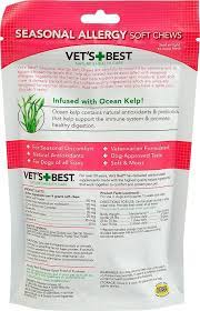 Vet S Best Seasonal Allergy Soft Chews Dog Supplement 30 Count Chewy Com Seasonal Allergies Allergies Dog Allergies