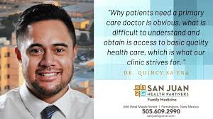 No primary healthcare provider? San Juan Health Partners Family Medicine  Farmington is here for you. We are a primary care clinic for adult patients  who do not currently have a primary healthcare