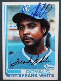 Preços baixos em Kansas City Royals Frank White MLB itens Original  Autografada
