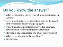 When credit card users fail to pay off their bill at the end of the month, the bank is allowed to charge interest on the borrowed amount. Credit Cards What Is A Credit Card A Plastic Card That Represents A Line Of Credit A Line Of Credit Is An Account With Money That You Can Borrow Repeatedly Ppt
