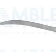 Kolbel glenoid retractor/level, 11 3/4'',strongly curved, 2 prongs, 15.0mm  wide blade, flat handle