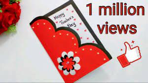 25 awesome teacher appreciation cards with free printables! Teachers Day Special Greeting Card How To Make Card For Teachers Day School Craft Queen S Home Youtube